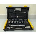 Stanley  Socket Set 1/2 SQ . DR 27 Pcs - 12 PT Met. 