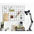 Grid Wall Panel Decorative Rack Clip Photo Holder,Multi functional Hanging Display Wall Storage. 