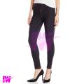 Ladies Stretchable Super Skinny Denim Tights Black Legging Free Size. 