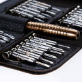 25 in 1 Precision Screwdrivers Set,Mini Screwdrivers Repair Tools Kits with Leather Case for Mobile Phone. 