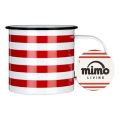 Red Stripe Mug - 350ml - Premier Home - SKU 507470. 