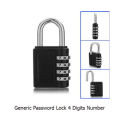 Generic Password Lock 4 Digits Number Combination Security Code Padlock پن کوڈ لاک سیکیورٹی نمبر کوڈ لاک. 