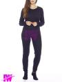 Womens Ladies Girls Premium Full Body Suit Thermal Body Warmer Skin Tight Stretchable Innerwear Winter Warm Long Johns Trouser Pajama Full Sleeve Shirt Navy Blue Full Bazoo 2nd Skin innerwear pk. 