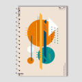 Spiral Notebook A4 or A5  -  Abstract Art. 