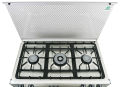 Welcome 3 Burner 34" Gas Cooking Range WC-4500 - Grey and Black. 