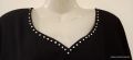 ELEGANT ABAYA WITH SQUARE DIAMONTIES. 