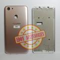 OPPO F5 Complete Metal Housing Full Body Casing Replacement Parts Case With Side Volume Buttons ( Middle Frame Plate And Back Frame) - Gold. 