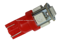 2 Pcs of 5 Smd Red Bulbs Fog Dashboard t10 LED License Plate Interior Lamp. 