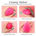 Makeup Sponge, 1 Pcs Facial Makeup Sponges Beauty Makeup Blender Non Latex Makeup Sponge Foundation Blending Sponges Makeup Sponge for Cream, Powder, Liquid Water-drop Shape Sponge Powder Puff Sponge Cosmetic Makeup Tools Accessories For Women. 
