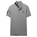 Giordano men polo shirts embroidered napoleon stretchy pique fabric polo t-shirt for men beau monde 13019210. 
