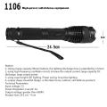 Imported Black Led Rechargeable Flashlight For Outdoor. 