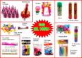 Pack of 15 Birthday Decoration Items Deal - 03 Complete Birthday Decoration Items. 