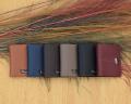 Best slim and small leather wallet for men with zipper. 
