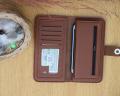 Slim long PU leather wallet for men boy with zip - cardholder gents wallet. 