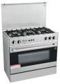 Welcome 3 Burner 34" Gas Cooking Range WC-4500 - Grey and Black. 