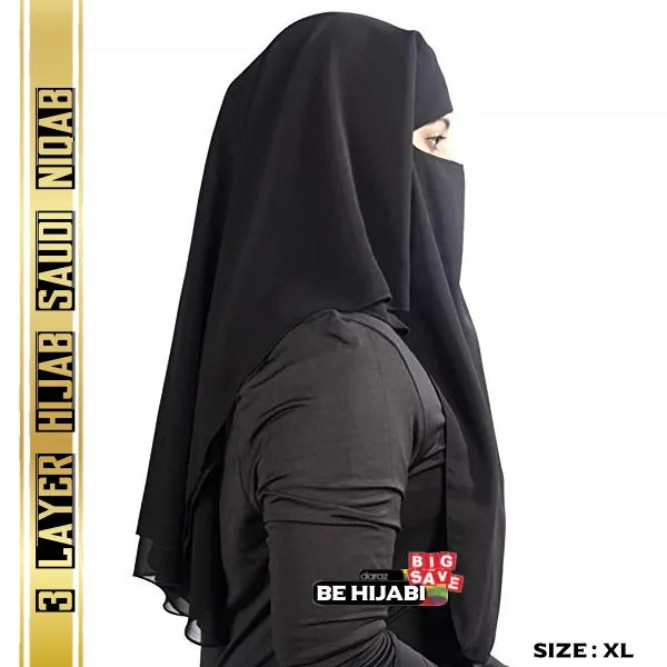 Be%20Hijabi%20Women's%203%20Layer%20Hijab%20Saudi%20Niqab%20In%20Breathable%20Formal%20&%20Chiffon%20-%20Black%20-%20Image%203