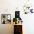 Multi Functional Creative Mesh Wall Grid for memos Notes organizer. 