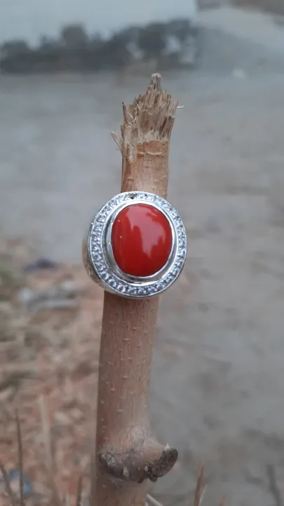 Red%20Coral%20Ring%20Men%20Pink%20Coral%20Ring%20Red%20Coral%20Stone%20For%20Ring%20Natural%20Marjan%20Stone%20Ring%20in%20925%20Silver%20-%20Image%204