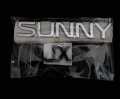 Nissan Sunny JX Emblem In Metal 2 Piece. 
