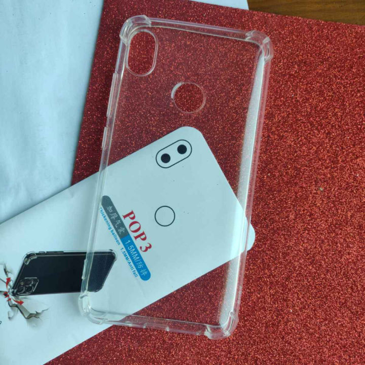 Tecno%20Pop%203%20Back%20Cover%20Transparent%20Extra%20Bumper%20Anti%20Shock%20Soft%20Crystal%20Clear%20Case%20For%20Tecno%20Pop%203%20-%20Image%203