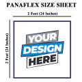 Customized Panaflex PVC Banner Printing (2x2 Feet Size). 