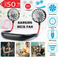 Hanging Neck Fan for Kitchen | Folding Handheld Fans Wearable Shoulder Fan Sports Cooling Fan Portable Cooling USB Neckband Mini Fan Rechargeable Hands free Neck Fan Personal Fans 3X Speeds 360 Degree Adjustable Summer Weather Fan for Indoor Outdoor. 