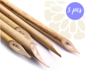 Calligraphy Pen Qalam Bamboo Wooden Reed Qalam Handmade for Calligraphy Arabic Urdu Farsi Khatati Qalam ( 5 Piece ). 