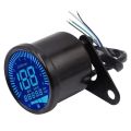 Motorcycle Bike Digital Speedometer Round Universal. 