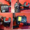 Motorcycle Handle bar Switch Assembly Set 22mm with Engine off Switch and Dipper Switch and Hazard Switch Option. 
