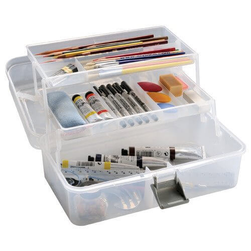 Daler%20Rowney%20Artist%20Carry%20Tool%20Box%20For%20Art%20Accessories%20Brushes%20Paints%20Inks%2033cm%20x%2020cm%20x%2015cm%20-%20Image%205