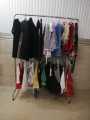 PORTABLE CLOTH HANGING STAND RACK STYLE FOR BOUTIQUE AND HOME. 