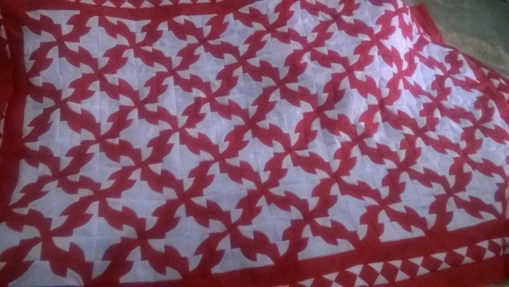 Kat Wali Rilli - Hande Made - Single Bed Sheet