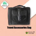 Travel Accessories Bag for Men, Women & Unisex - Premium Travel Grooming  Organizer Bag – Water-Resistant Toiletry Bag Hygienic Bag with Easy 2-Way Zippers, Multiple Large Compartments for Toiletries, Jewelry Makeup, Cosmetics, etc. 