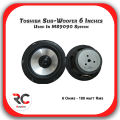 Woofer - Subwoofer Speaker 6 Inch Used in Toshiba MS9090, Brand New(2 speakers), Excellent performance. 