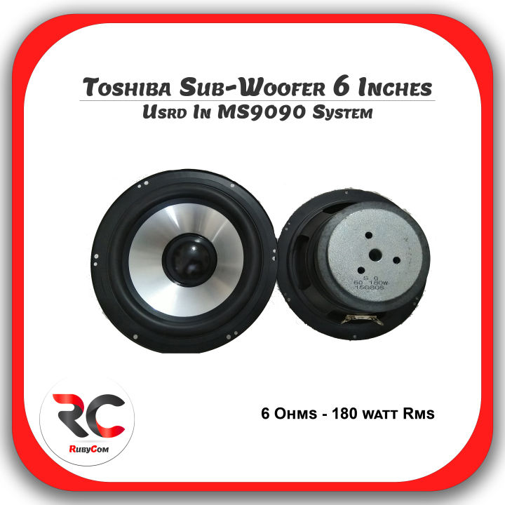 Woofer - Subwoofer Speaker 6 Inch Used in Toshiba MS9090, Brand New(2 speakers), Excellent performance