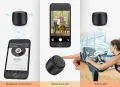 Original World's Smallest Coin Size Bluetooth Speaker - The Mini Smallest Rechargeable Music Player Loudspeaker - Premium Sound Aluminum Wireless Speakers with Call Mic - Ultra Small Best Pocket Speaker - Portable Speakers For Home Indoor Outdoor Travel. 