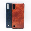 Samsung Galaxy M10 Back Cover Leather Soft Color Full Silicon Cover For Boys. 