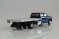 Die-cast 1:64 GreenLight WORK SERIES BLUE 2018 RAM 3500 STAKEBED TRUCK Dually NIP. 