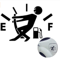Funny Car Stickers High Gas Consumption Decal Fuel Gage Empty Vinyl 3 Color. 