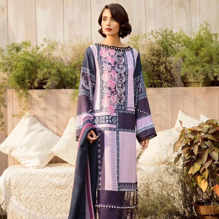 BEECHTREE Un-stitched 3 Piece MIX Karandi BT9W1U43