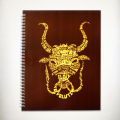 Spiral Notebook A4 - Revolutionary Bulls Yellow - by PAPERWORK. 