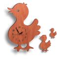 Animal Wall Clock – Duck Shaped 3D Wall Clock for Nursery and Kids Room Decoration. 