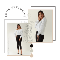 Bohemian Style White Self Pattern Boat Neck Top. 