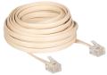 RJ-11 Cable for Landline Telephone - WiFi Modems - Routers 15 Meter length. 
