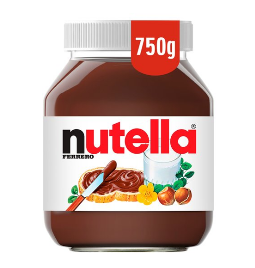 Nutella Ferrero Chocolate Spread 750G