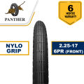 Panther Nylo Grip 2.25-17 (Front) 6 PR - 70 CC - Motorcycle Tyre & Tube Set – Panther Tyres & Tubes. 