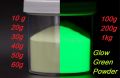 GLow in the DARK Powder (Green) 10g-20g-30g-40g-50g-60g-100g-200g-1000G. 