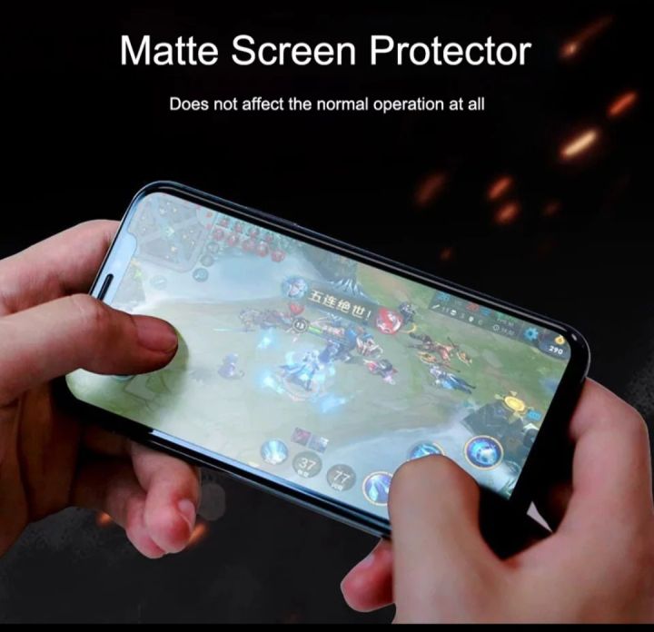 infinix%20Note%207%20Lite%20Matte%20Protector%20Fiber%20Sheet%209D%20/%2021D%20Tempereded%20Glass%20PUBG%20Hybrid%20Film%20Anti-Shock%20Film%20-%20Image%207