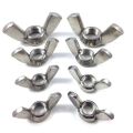 Stainless Steel SS Wing Nuts / Butterfly Nuts Size 8mm (Pack of 4pcs). 