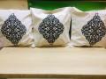 Cusion Covers Set Of 3 (Size 16x16 inches). 